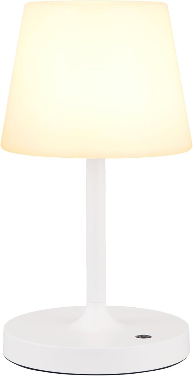 Kakanuo White Cordless Shower Lamp Waterproof, Rechargeable Table Lamp - Image 7