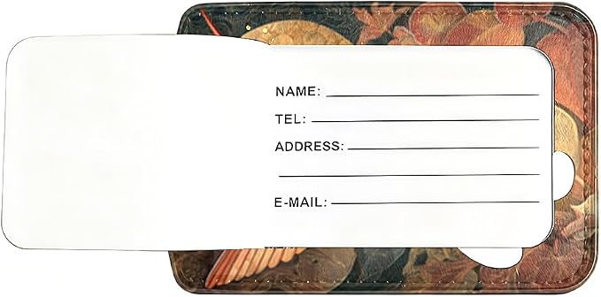 2Pcs Vintage Hummingbird Luggage Tags - Image 7