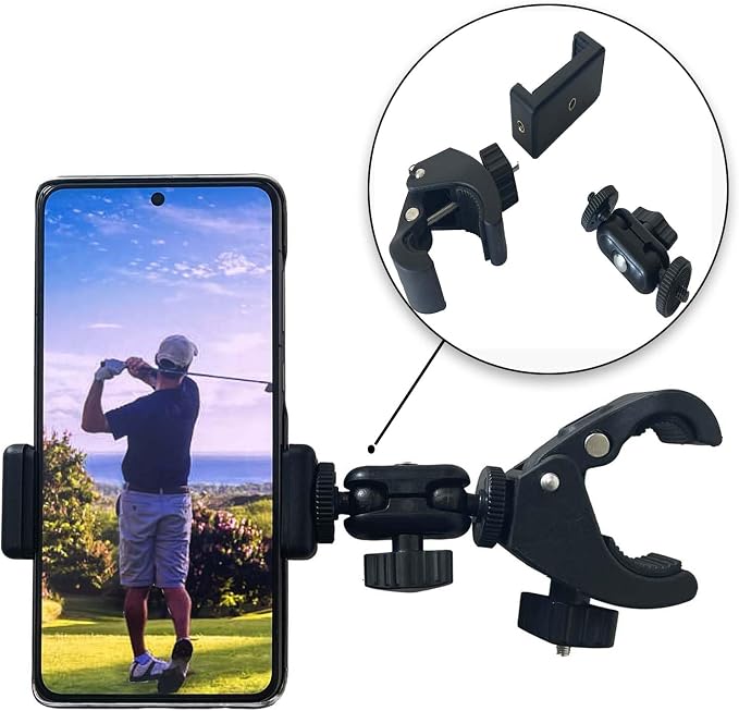 Phone Holder with Clamp,Cell Phone Holder Mount Clip - Image 7