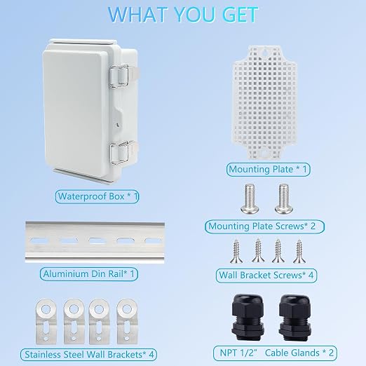 IP67 Waterproof Junction Box, ABS Plastic Electrical Enclosure - Image 7