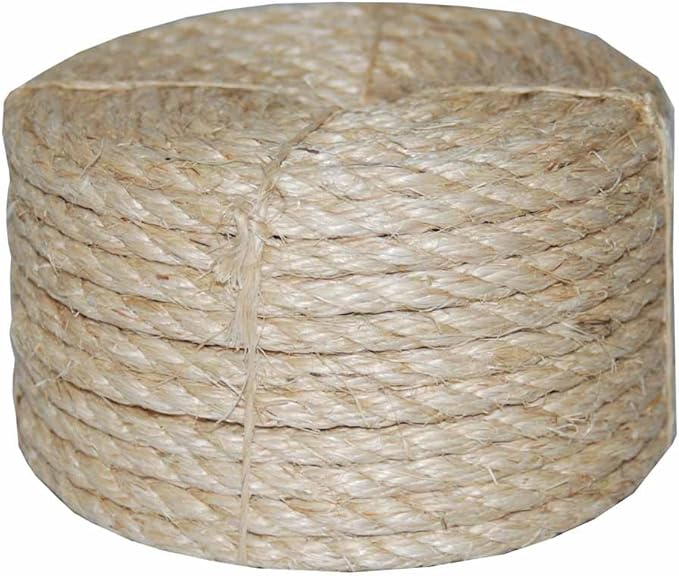 T.W. Evans Cordage Co. 22-405 3/8 in. x 50'. Twisted Sisal Rope by T.W+.+Evans+Cordage+Co.