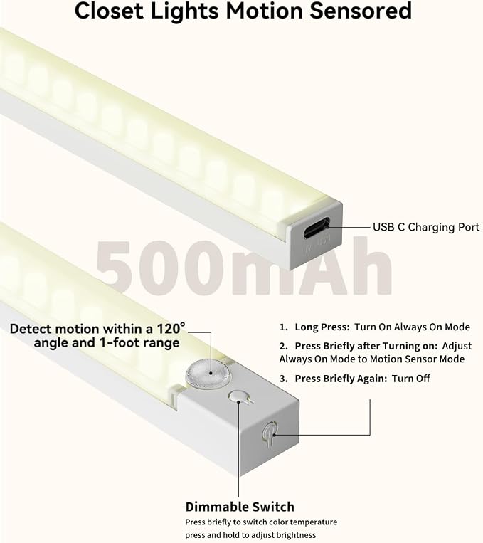 12-Pack 12-Inch Under Cabinet Lighting - Image 9