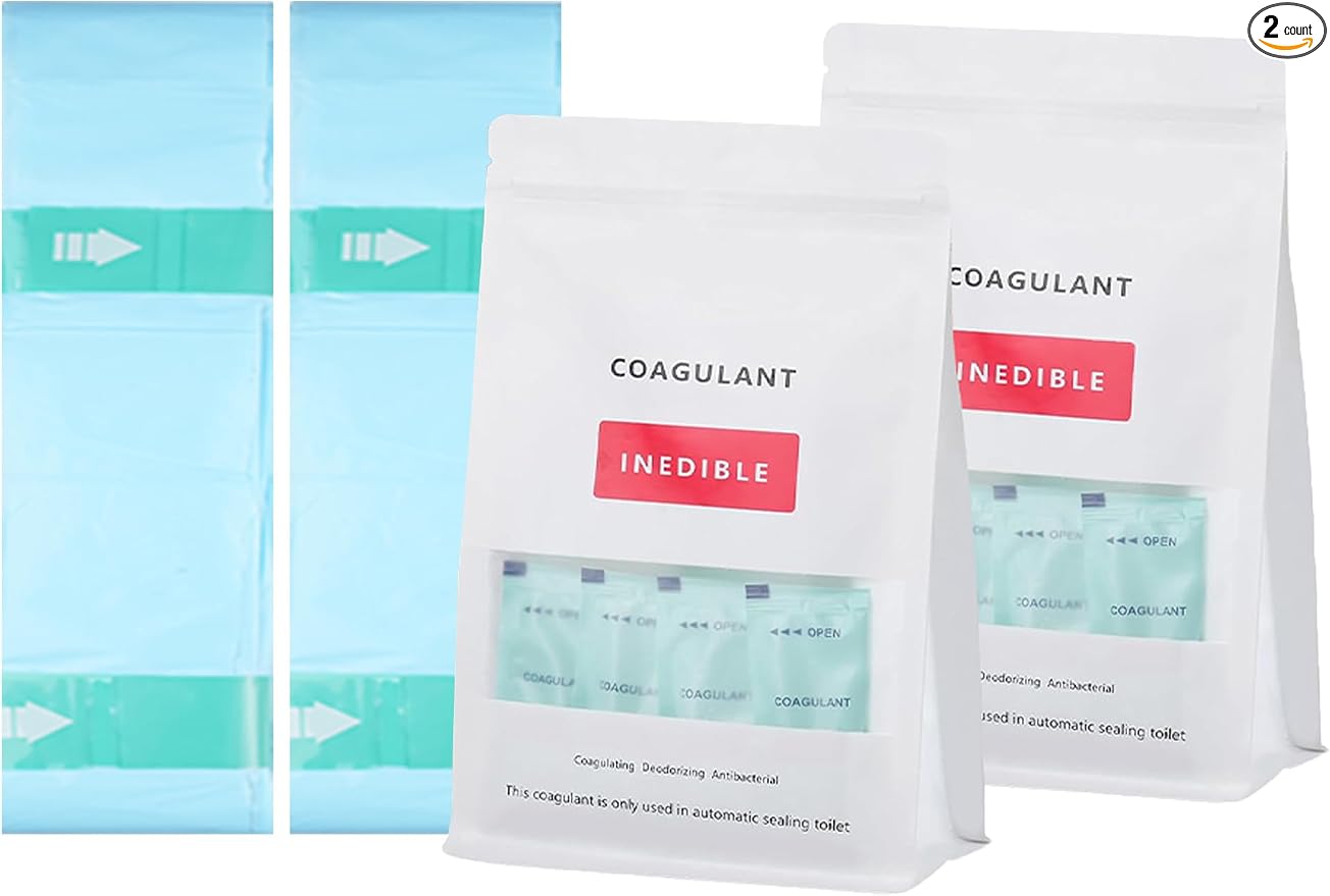 Refill Bags and Coagulant Dry Flush Toilet by Modiwell