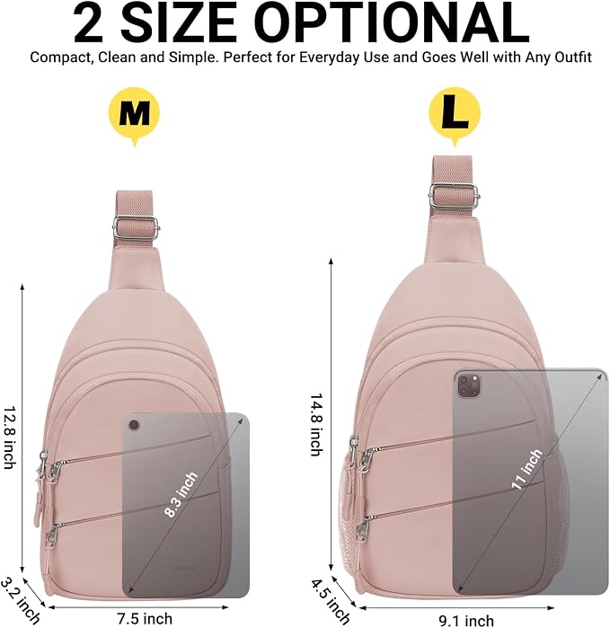 Tuwubi Crossbody Bags for Women, Sling Bag for Men, Small Hiking Backpack Anti - Image 8