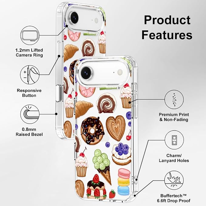 MOSNOVO for iPhone Air Case, Shockproof Military-Grade Protection 6.6ft Drop - Image 7