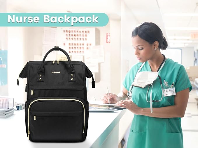 LOVEVOOK Extra Large Travel Laptop Backpack Women, 18 Inch Womens Work Backpack - Image 8