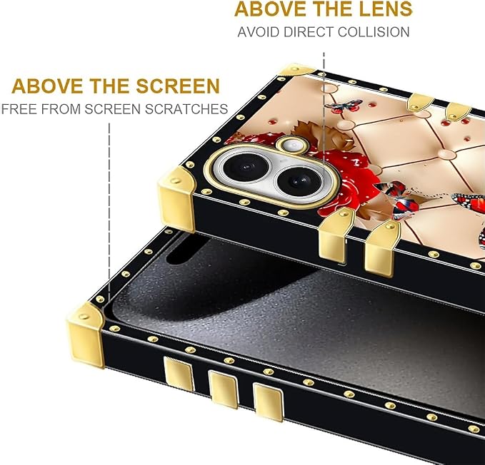 for iPhone 17 Case Luxury Golden Decoration - Image 7