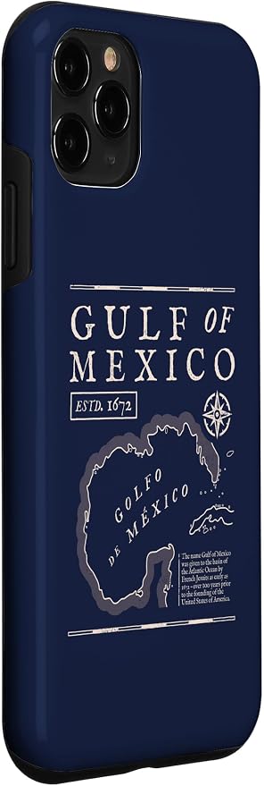 Gulf of Mexico 1672 Historic Map Case - Image 3