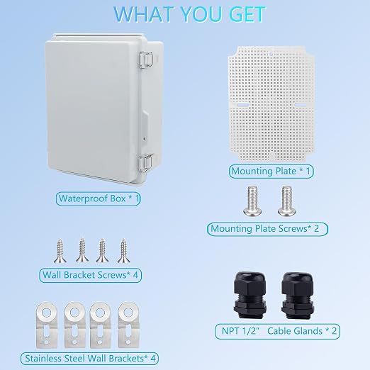 IP67 Waterproof Junction Box, ABS Plastic Electrical Enclosure - Image 7