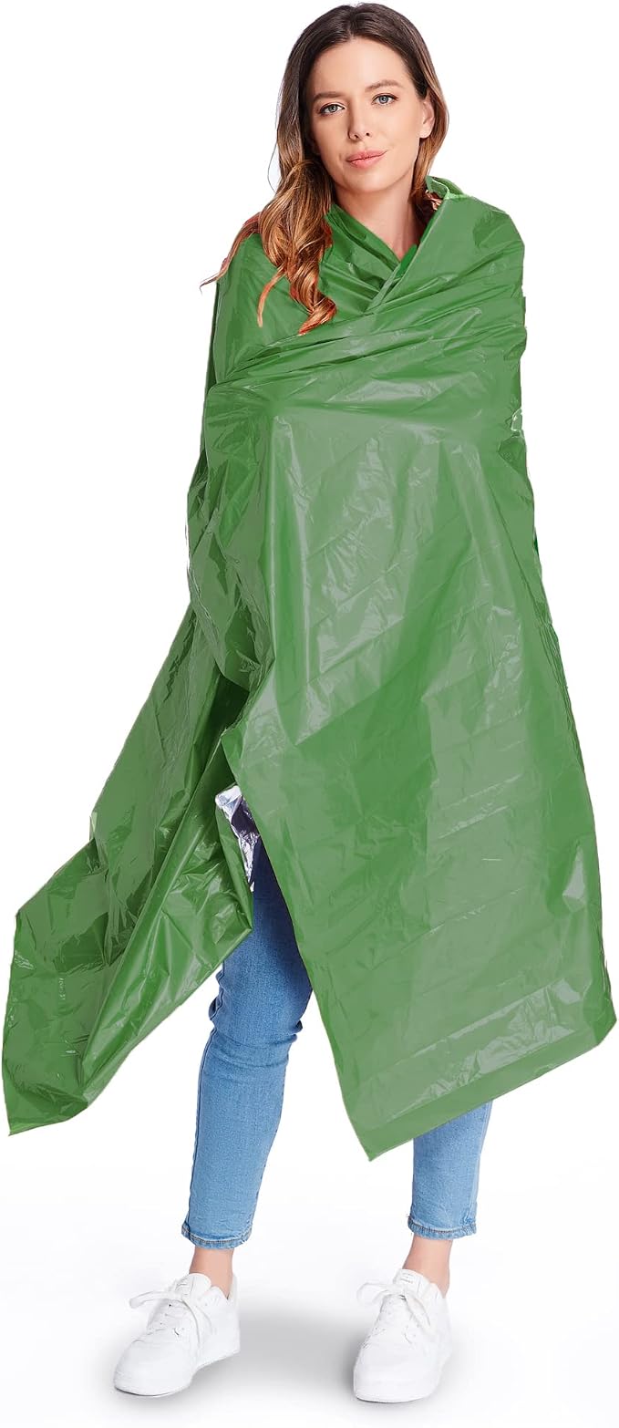 ANLOKE Emergency Blankets Mylar Thermal Blanket of Space Blanket 82" x62''. - Image 7