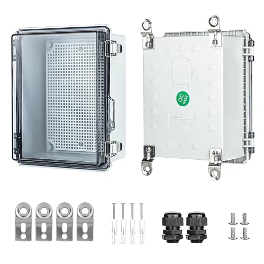 Waterproof Outdoor Project ABS Plastic Junction Box,IP67 Waterproof Clear - Image 8
