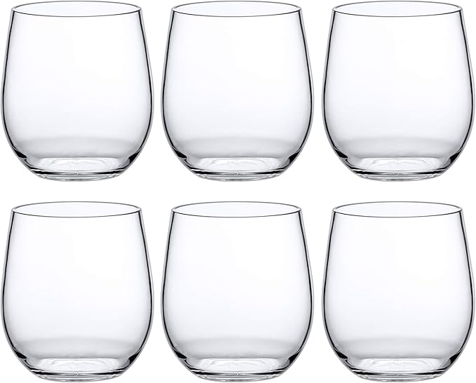 Amazing Abby - Cindy - 14-Ounce Unbreakable Tritan Wine Glasses, Plastic - Image 5