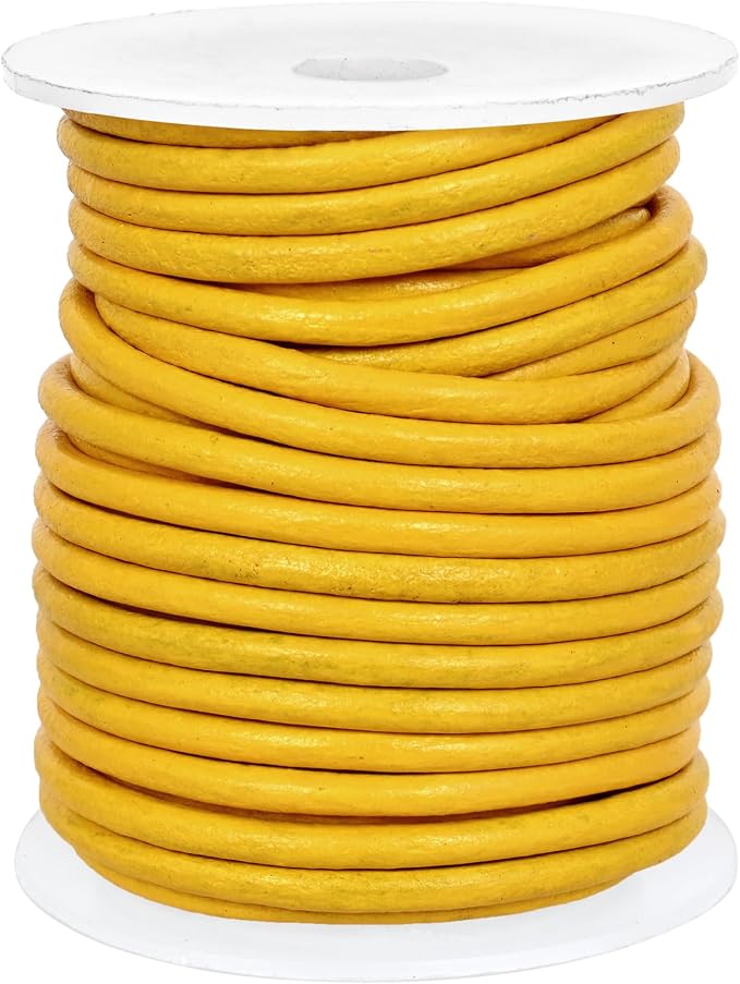 GENIQUE Real/Genuine Round Leather String Cord - Image 3