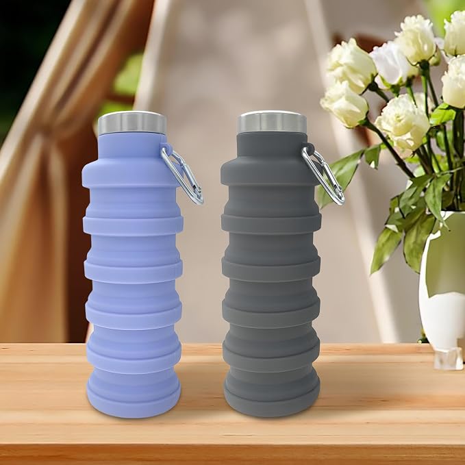 YCT Collapsible Water Bottle 17oz(500ml),Travel Portable Sport Water - Image 8