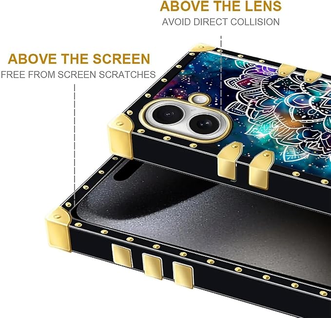 for iPhone 17 Case Luxury Golden Decoration - Image 7