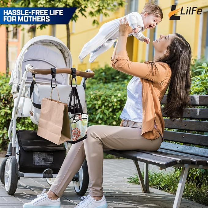 6 Pcs Baby Stroller Hooks for Hanging, Perfect Mummy Hook for Stroller - Image 6