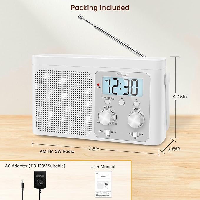 DreamSky AM FM Radio Portable - Image 7