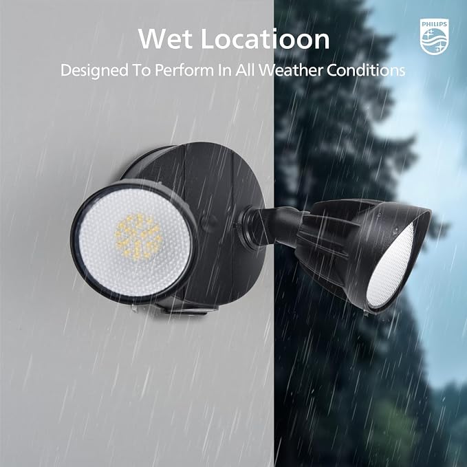 Philips 44W 3500LM LED Security Flood Light Outdoor,Switch Controlled - Image 8
