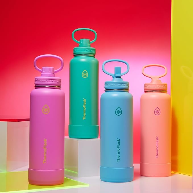 ThermoFlask 40 oz Double Wall Vacuum Insulated Stainless Steel Water Bottle - Image 5