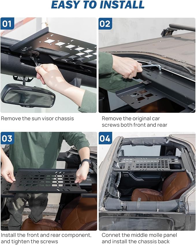 JOYTUTUS Overhead Molle Panel Compatible - Image 7