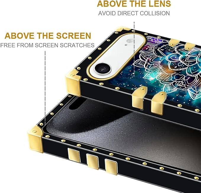 for iPhone 17 Air Case Luxury Golden Decoration - Image 7