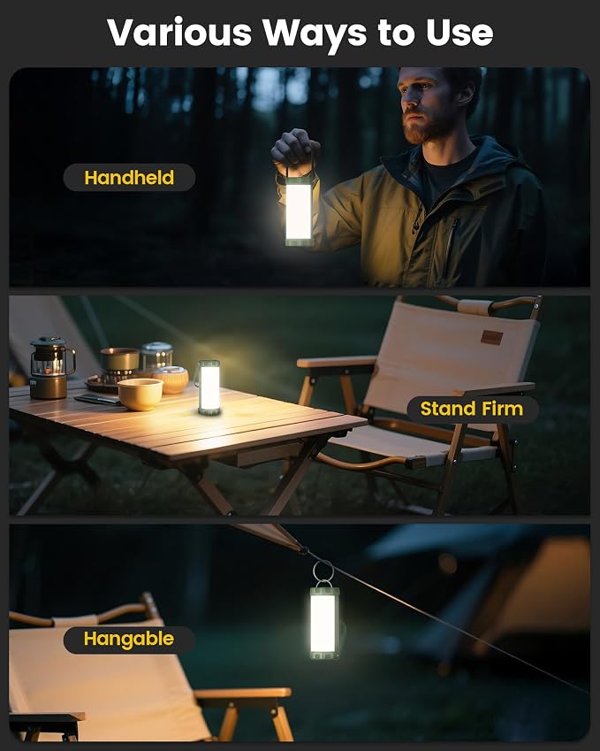 Glocusent 106 LED Camping Lights, 5000mAh Camping Lantern Rechargeable - Image 8