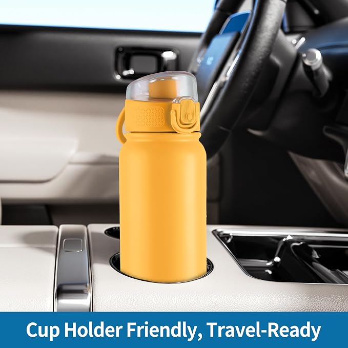 GOPPUS 20 Oz Insulated Stainless Steel Water Bottle BPA-Free Sports Water Bottle - Image 8