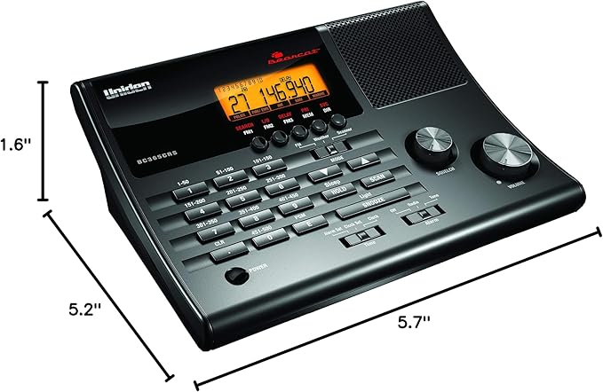 Uniden BC365CRS 500 Channel Scanner and Alarm Clock, FM Radio, Weather Alerts - Image 8
