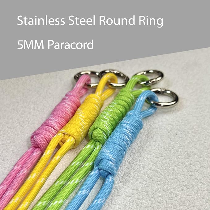 paracord Charm Bag Keychain Accessories,Rope Bag Charms - Image 3