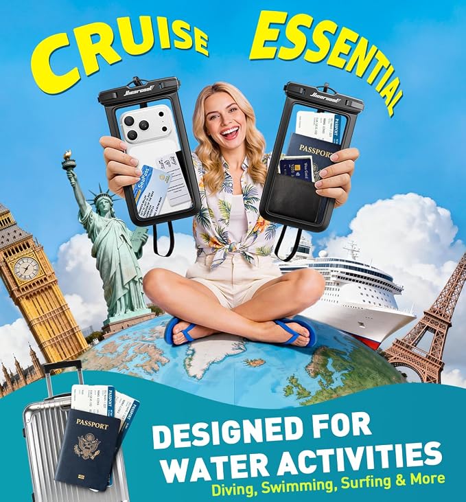 Hiearcool Universal Waterproof Case, Waterproof Phone Pouch Compatible - Image 7