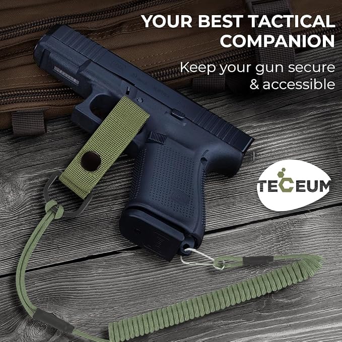 TECEUM Tactical Pistol Lanyard – 3+ Colors – Equipment Accessories - Image 9
