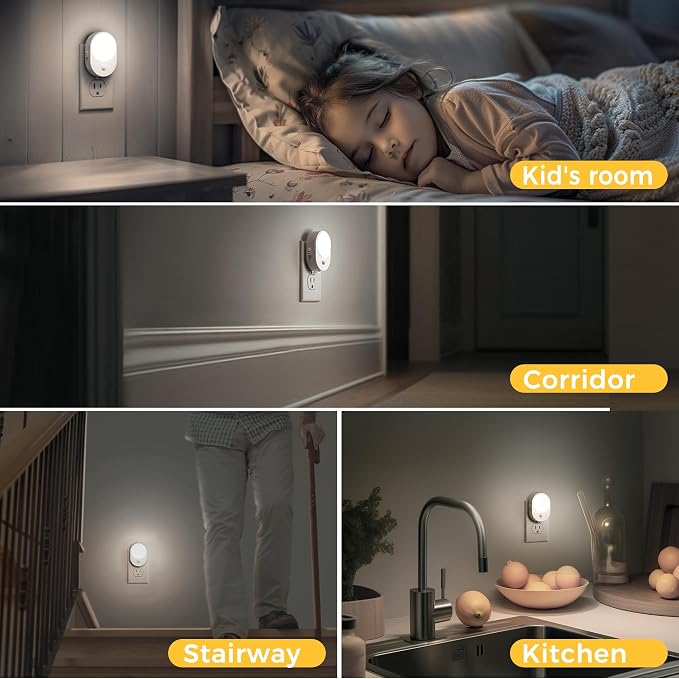 L LOHAS LED Motion Sensor Night Light, Night Lights Plug into Wall, 2 IN 1 - Image 7