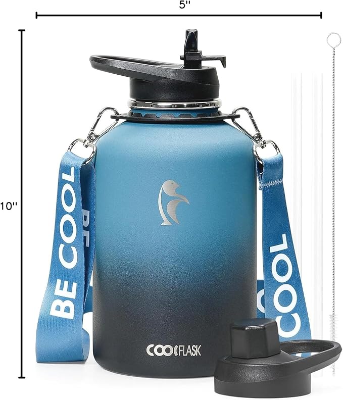 Coolflask 64 oz Water Bottle Insulated - Image 8