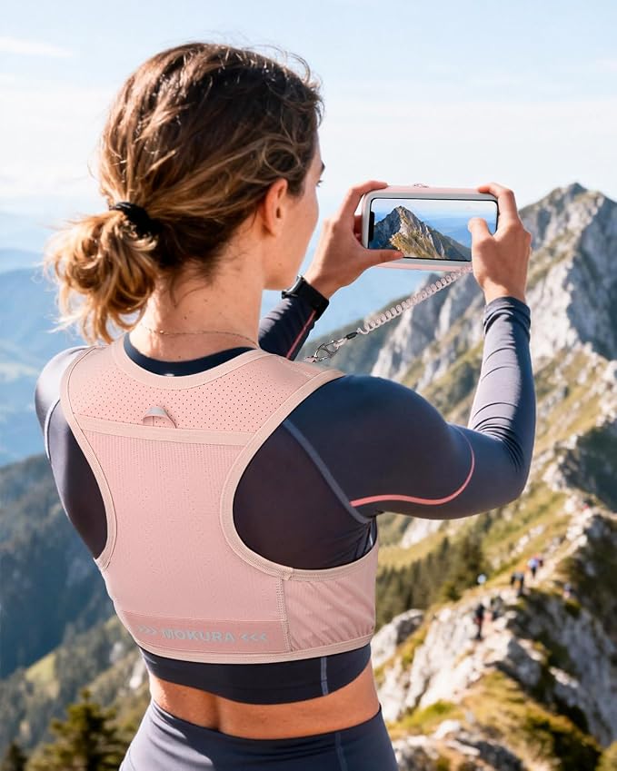 MOKURA Running Vest for Women Men, Lightweight Hydration Vest - Image 8
