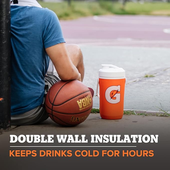 Gatorade Half Gallon Cooler Jug, Sports Hydration Jug, Double Wall Insulation - Image 6