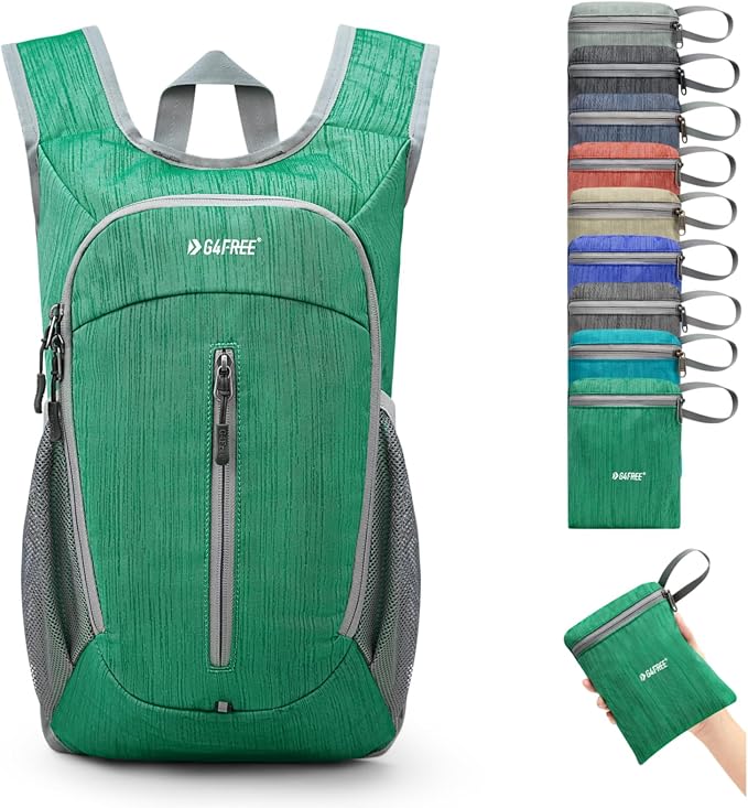 G4Free 10L Hiking Backpack Small Travel Hiking Daypack Lightweight Packable - Image 7