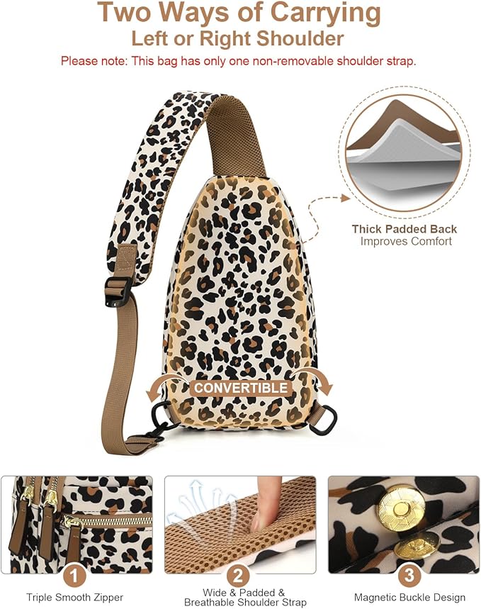 Capolo Sling Bag for Women Men Waterproof Crossbody Bags for Women Trendy - Image 6