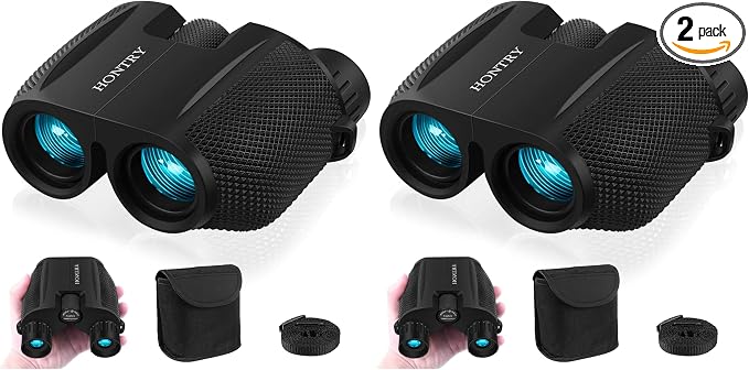 Hontry Binoculars for Adults & Kids, 10x25 Compact Binoculars for Bird Watching by Hontry