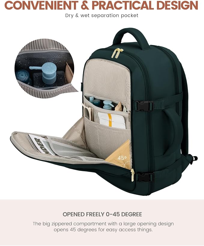 LOVEVOOK Carry On Travel Backpack - Image 9