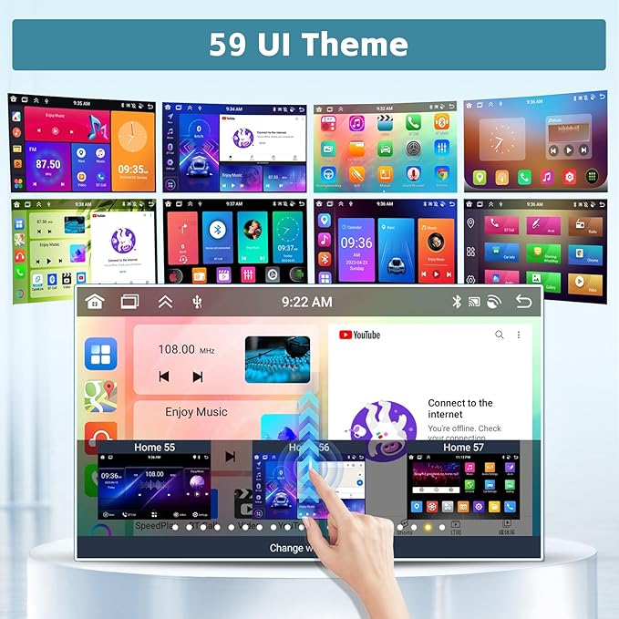Hikity Android 13 Car Radio for 2007-2010 Jeep Compass Patriot - Image 7