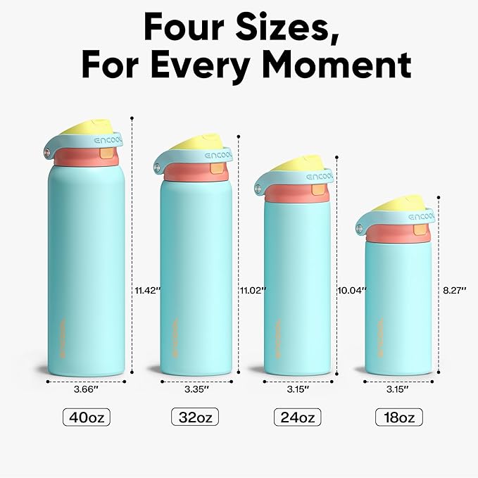 ENCOOL Leakproof Insulated Water Bottle - Image 9
