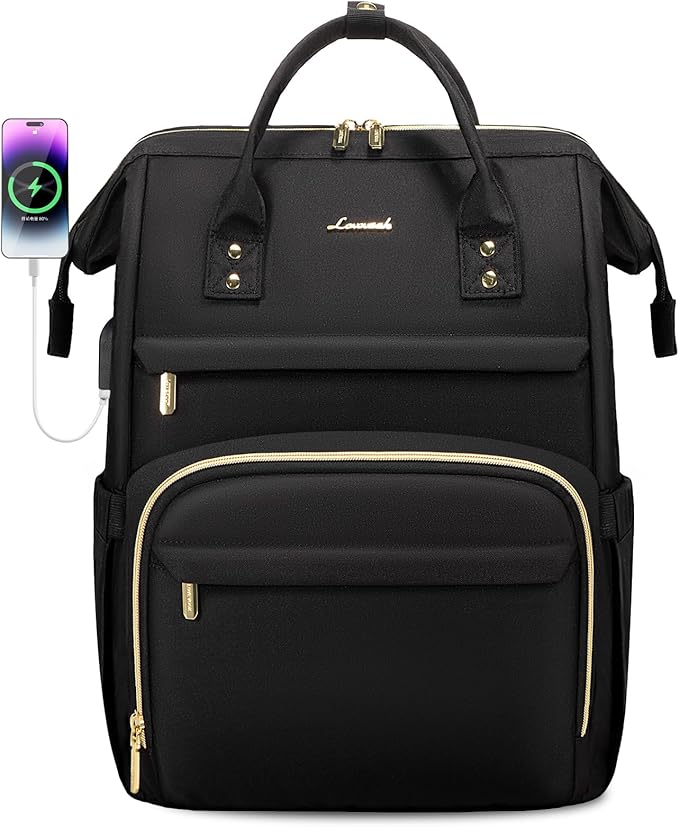 LOVEVOOK Laptop Backpack, 15.6 Inch Professional Womens Purse Computer Bag - Image 8