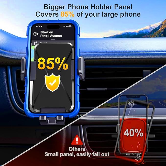 Qifutan Cell Phone Holder for Car Mount Car Vent Phone Mount, 360° Rotatable - Image 6