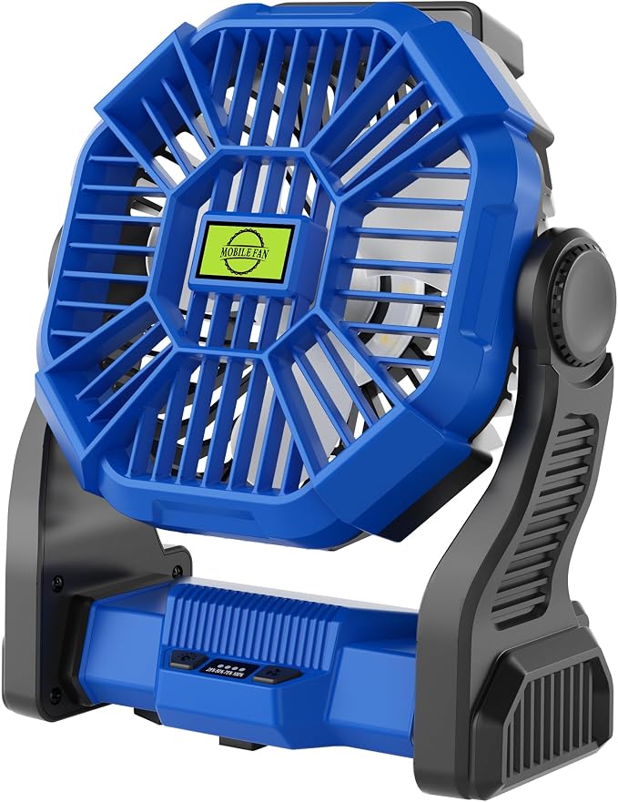 Portable Fan Rechargeable,270° Rotating Portable Cordless Battery Powered - Image 8