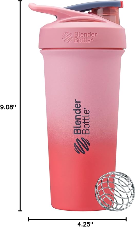 BlenderBottle Sport Sleek Insulated Stainless Steel Shaker Bottle - Image 8