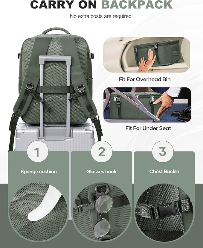 coofay Large Vacuum Backpack Travel - Image 7