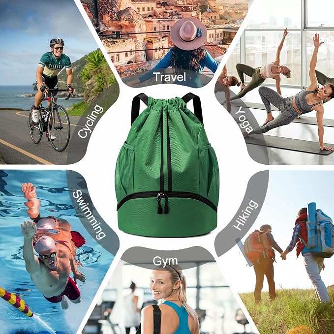 Hoedia Sports Drawstring Backpack - Image 9
