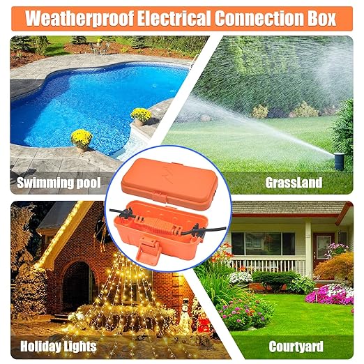 Hrensaw Small Weatherproof Electrical Connection Box, Outdoor Electrical Box - Image 6