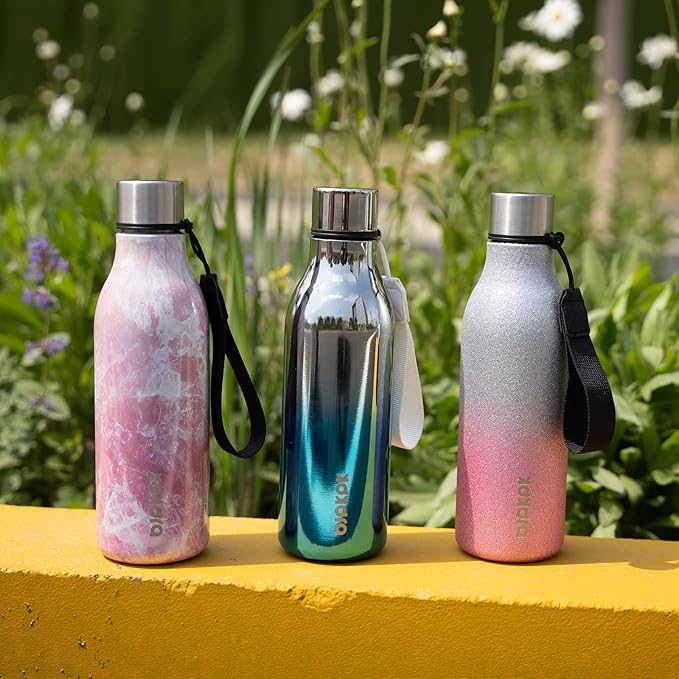BJPKPK Insulated Water Bottles, 18 oz Stainless Steel Metal Water Bottle - Image 6