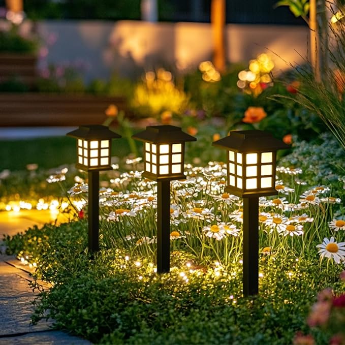 GIGALUMI Solar Outdoor Lights,6 Pack LED Solar Lights Outdoor Waterproof - Image 12